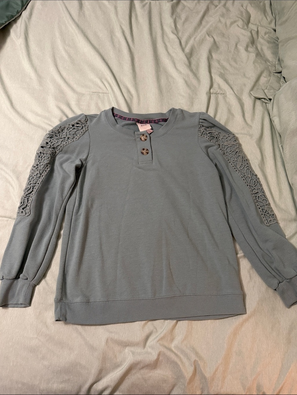 [knox rose] henley sweatshirt